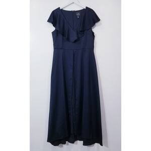 Adrianna Papell Blue Jumpsuit Pantsuit Dress High Low